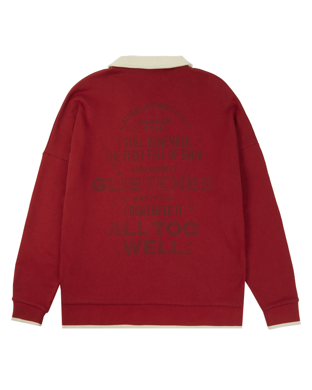 Red (Taylor's Version) I Remember It All Too Well Zip Polo back